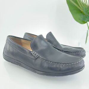 Ecco Men's Classic Moc Loafer Size 40 6 Driving Shoe Black Leather Slip On Comfy